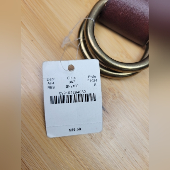 J. Crew Women's Cotton Leather Belt - Size S - Picture 4 of 7